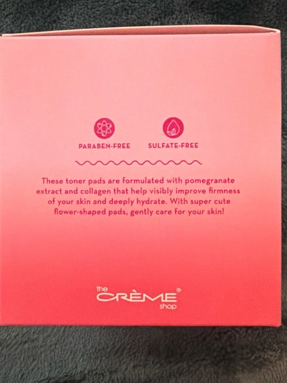 The Creme Shop Pomegranate Visibly Firming Toner Pads